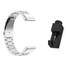 Nydelig Universal Garmin Metal Rem - Sølv#serie_087