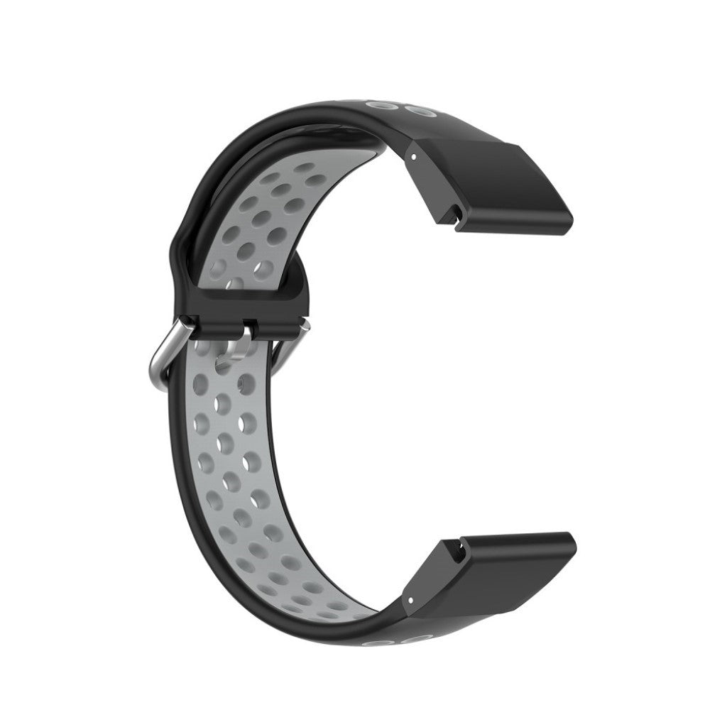 Rigtigt skøn Universal Garmin Silikone Rem - Sort#serie_4