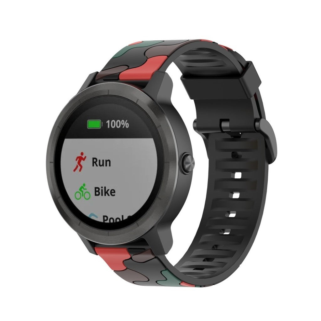  Garmin Vivoactive 3 / Garmin Forerunner 245 Silikone Rem - Rød#serie_3