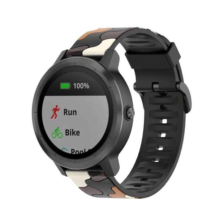  Garmin Vivoactive 3 / Garmin Forerunner 245 Silikone Rem - Brun#serie_4