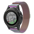 Stoer Garmin Fenix 5X / Garmin Tactix Charlie Metaal Bandje