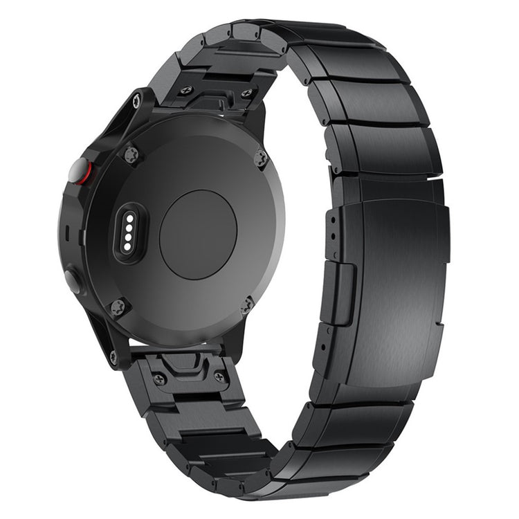 Klassisk Garmin Fenix 5 Metal Rem - Sort#serie_1