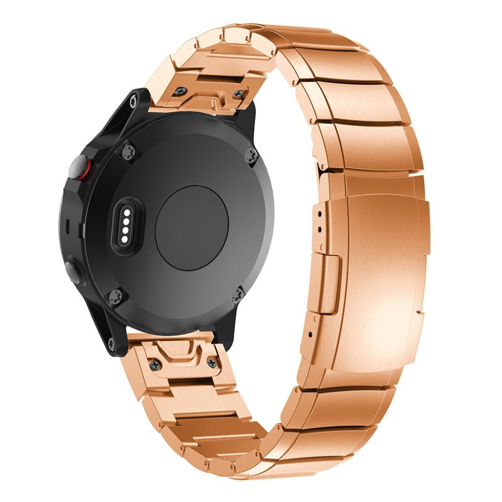 Klassisk Garmin Fenix 5 Metal Rem - Pink#serie_2