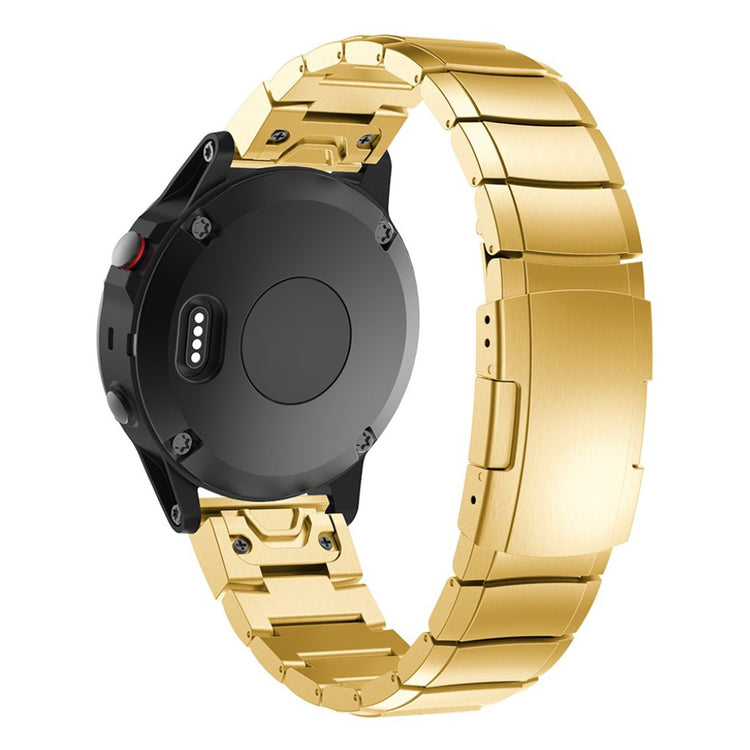 Klassisk Garmin Fenix 5 Metal Rem - Guld#serie_3