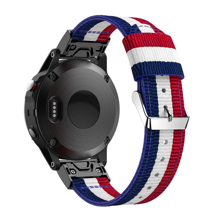 Helt vildt skøn Garmin Fenix 5 Nylon Rem - Hvid#serie_2