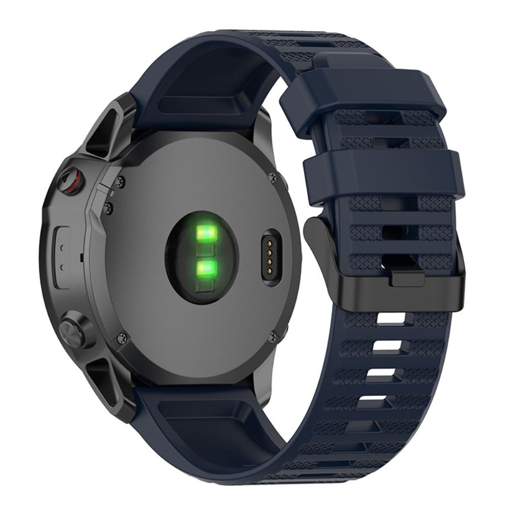 Vildt pænt Universal Garmin Silikone Rem - Blå#serie_7