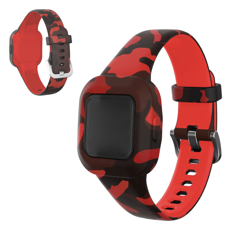 Meget kønt Garmin Vivofit Jr 3 Silikone Rem - Rød#serie_4