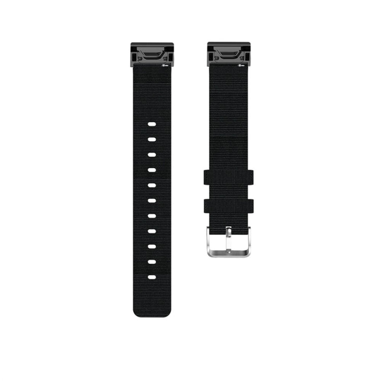 Rigtigt pænt Universal Garmin Nylon Rem - Sort#serie_2