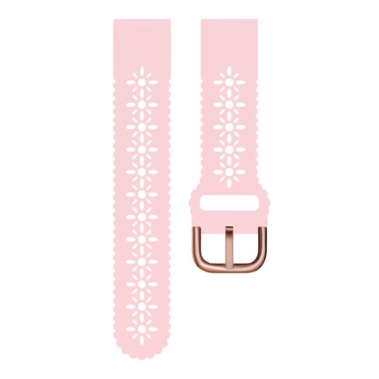 Fantastisk Universal Garmin Silikone Rem - Pink#serie_3