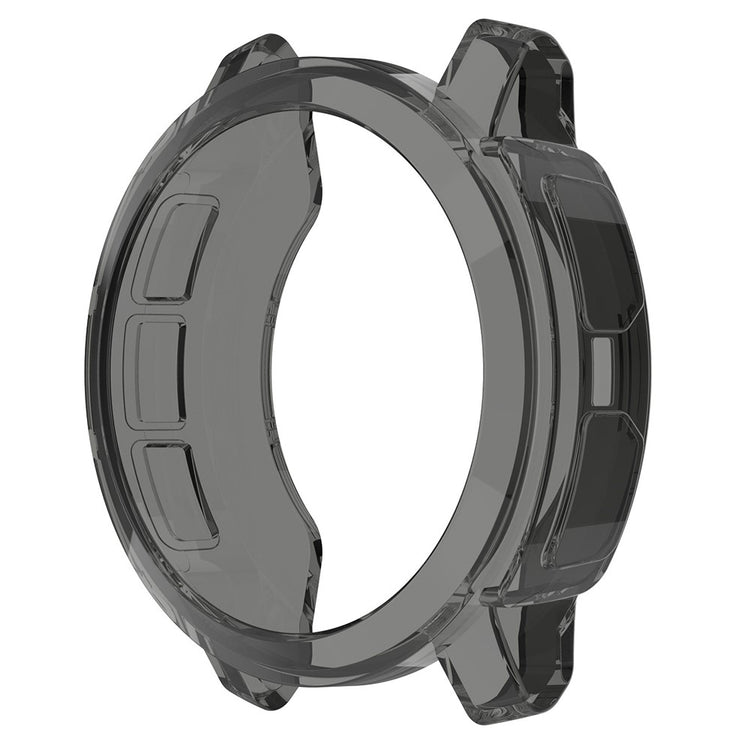 Garmin Instinct 2 Gennemsigtig Silikone Bumper  - Sort#serie_2