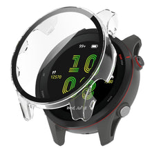 Rigtigt Fint Garmin Forerunner 255 Cover med Skærmbeskytter i Plastik og Hærdet Glas - Gennemsigtig#serie_2