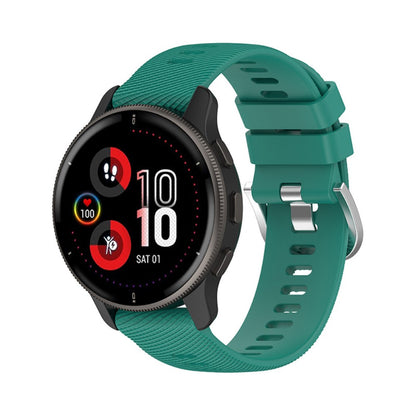 Meget slidstærk Universal Garmin Silikone Rem - Grøn#serie_4
