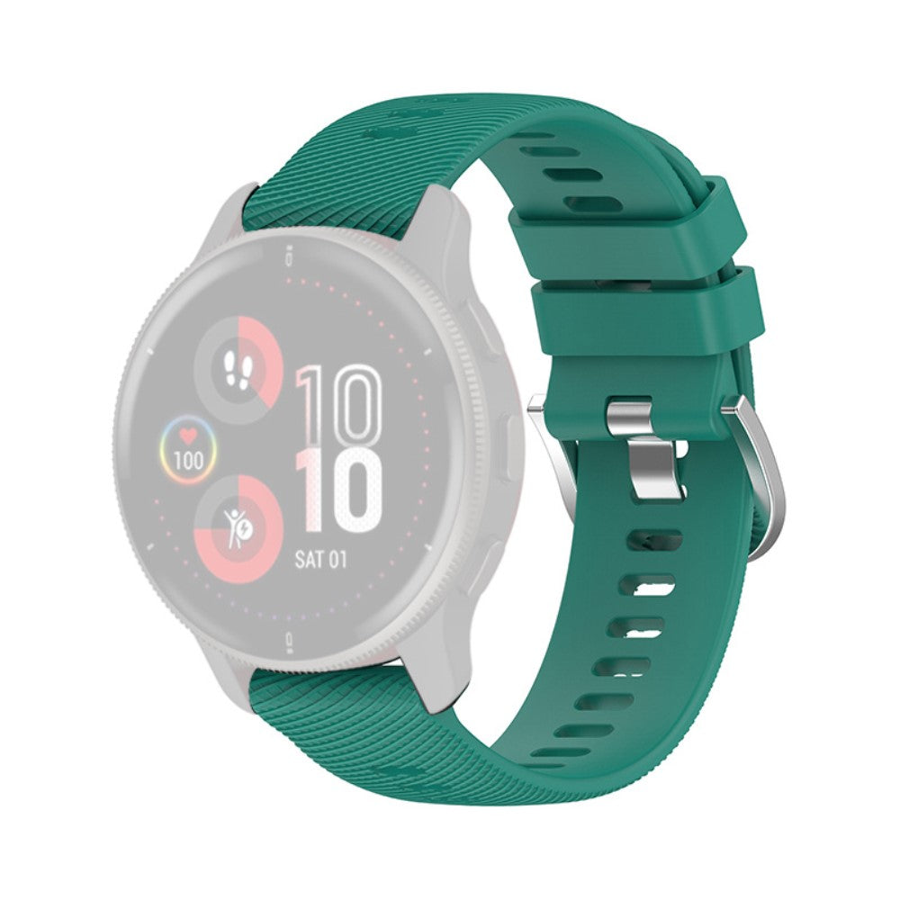 Meget slidstærk Universal Garmin Silikone Rem - Grøn#serie_4