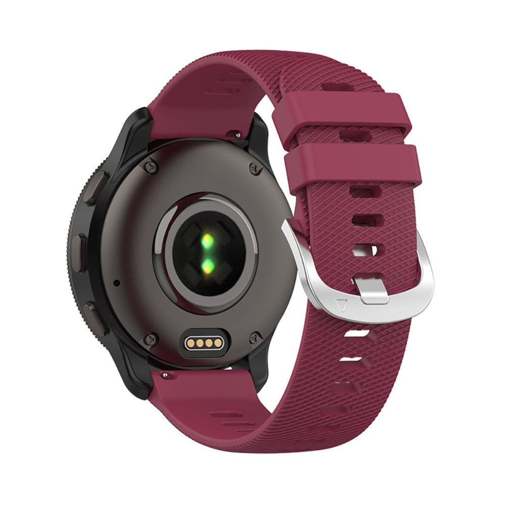 Meget slidstærk Universal Garmin Silikone Rem - Rød#serie_9