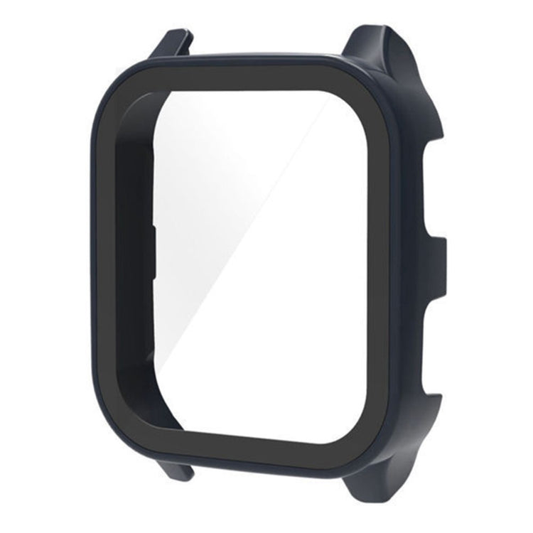 Fint Garmin Venu Sq 2 Cover med Skærmbeskytter i Plastik og Hærdet Glas - Blå#serie_3