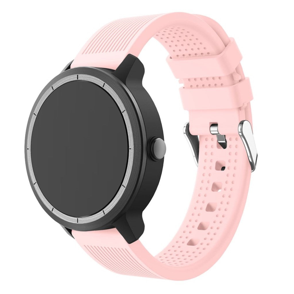 Rigtigt fed Garmin Vivoactive 3 Silikone Rem - Pink#serie_10