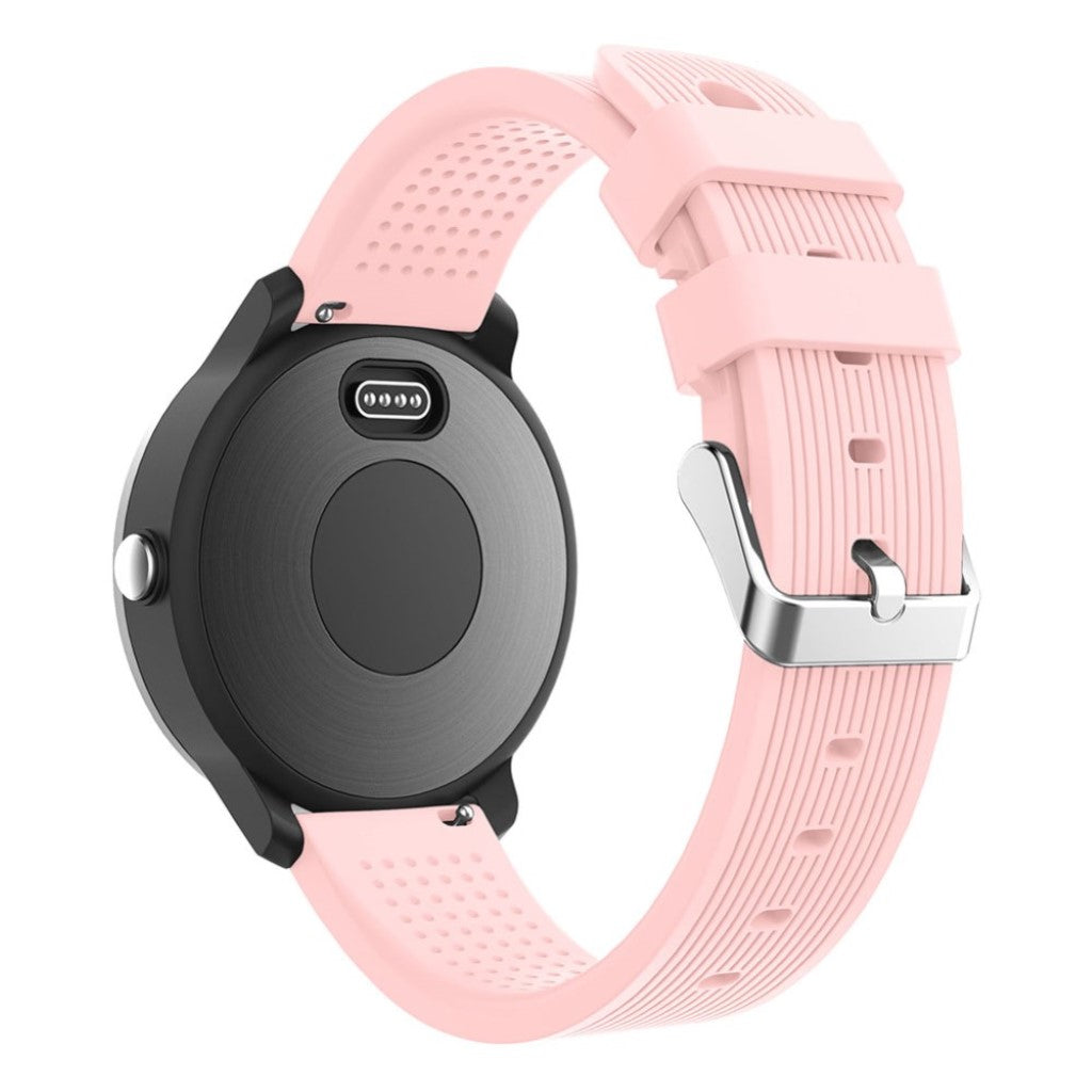 Rigtigt fed Garmin Vivoactive 3 Silikone Rem - Pink#serie_10