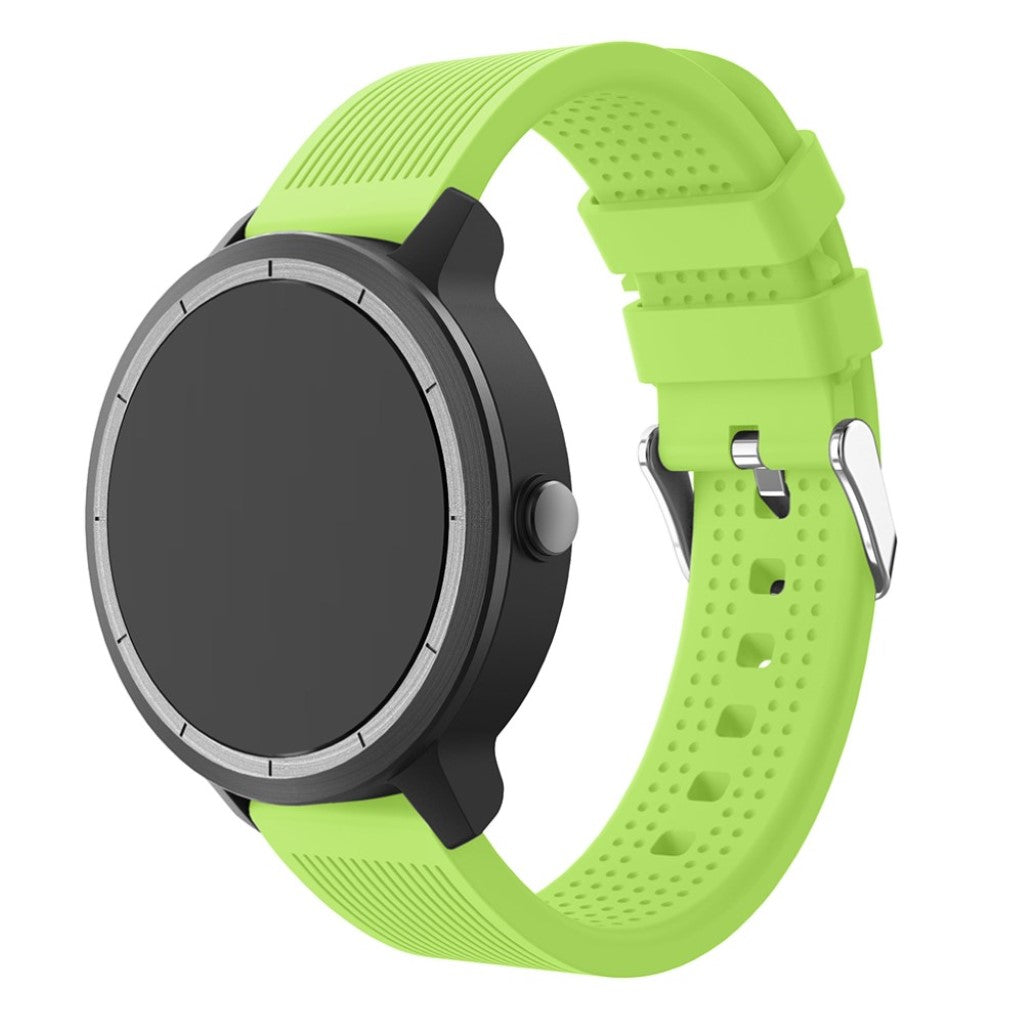 Rigtigt fed Garmin Vivoactive 3 Silikone Rem - Grøn#serie_8