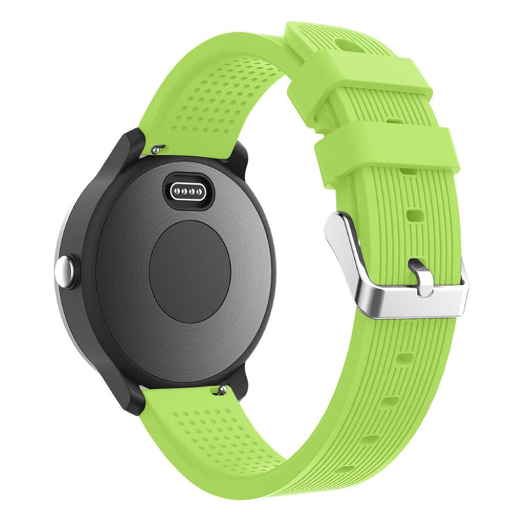 Rigtigt fed Garmin Vivoactive 3 Silikone Rem - Grøn#serie_8