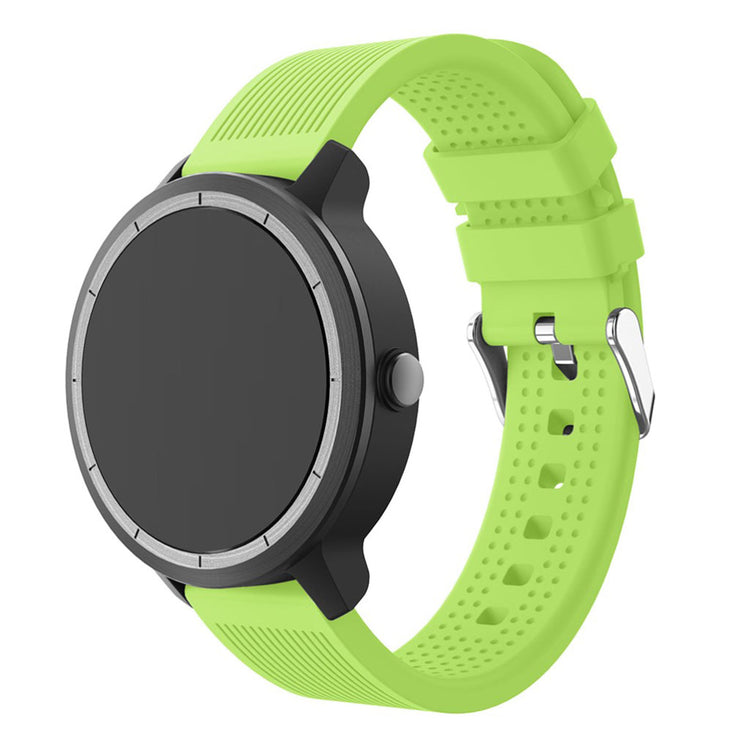 Rigtigt fed Garmin Vivoactive 3 Silikone Rem - Grøn#serie_8