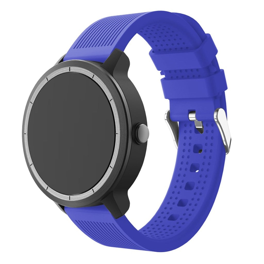 Rigtigt fed Garmin Vivoactive 3 Silikone Rem - Blå#serie_9