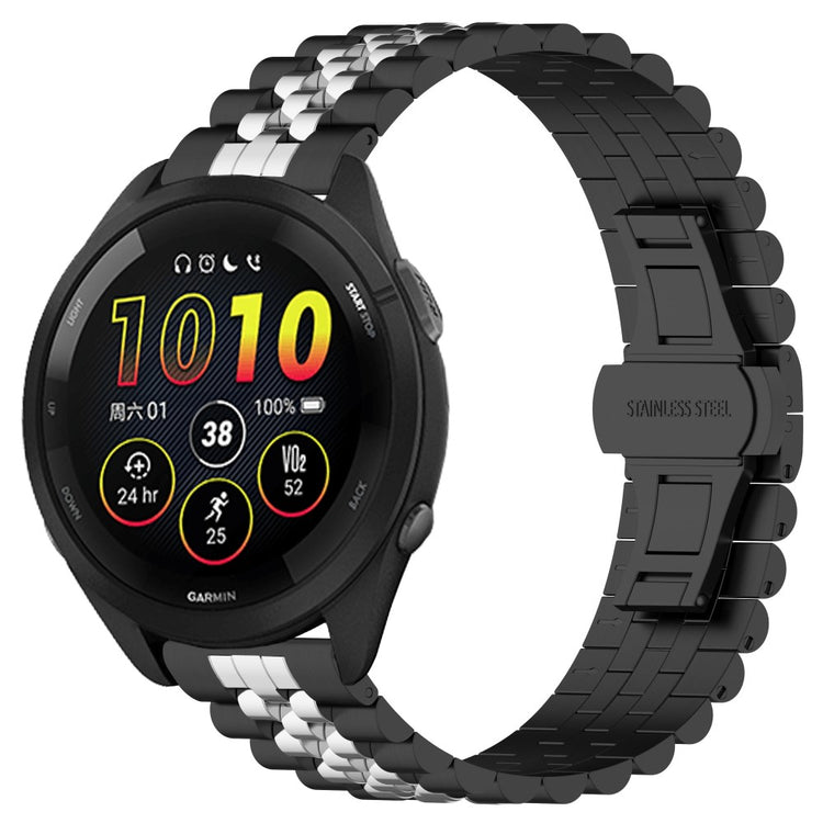 Mega Skøn Metal Universal Rem passer til Garmin Smartwatch - Sort#serie_1