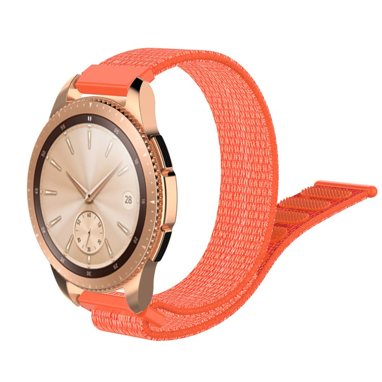 Helt Vildt Skøn Nylon Universal Rem passer til Smartwatch - Orange#serie_1