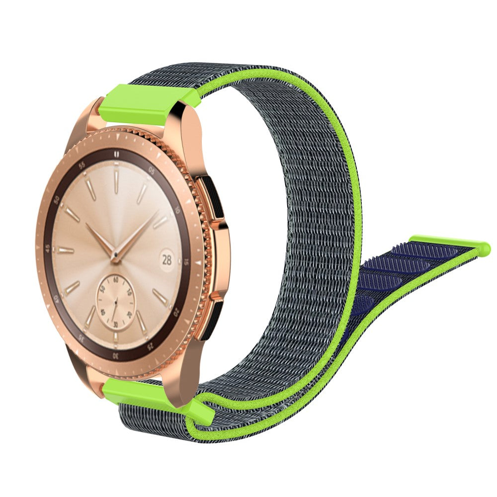 Helt Vildt Skøn Nylon Universal Rem passer til Smartwatch - Grøn#serie_7