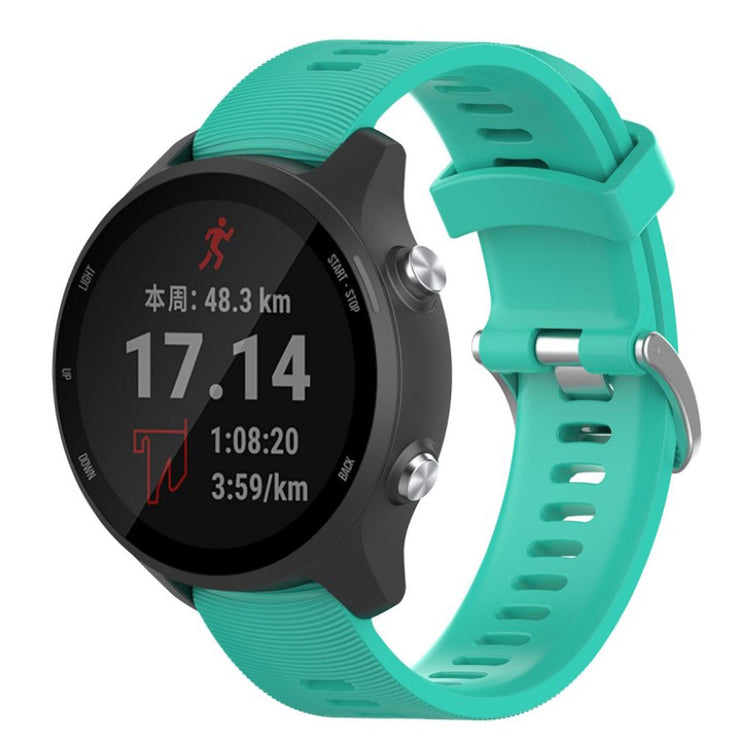 Rigtigt sejt Garmin Forerunner 245 Silikone Rem - Grøn#serie_8