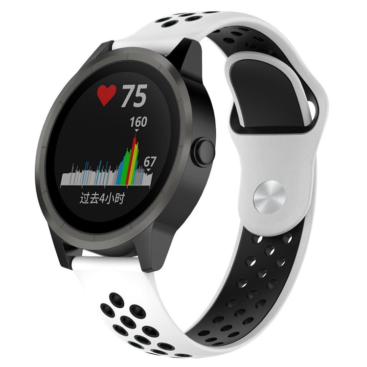 Helt vildt kønt Garmin Forerunner 245 Music Silikone Rem - Sort#serie_5