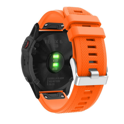 Meget fed Garmin Fenix 6 Silikone Rem - Orange#serie_5
