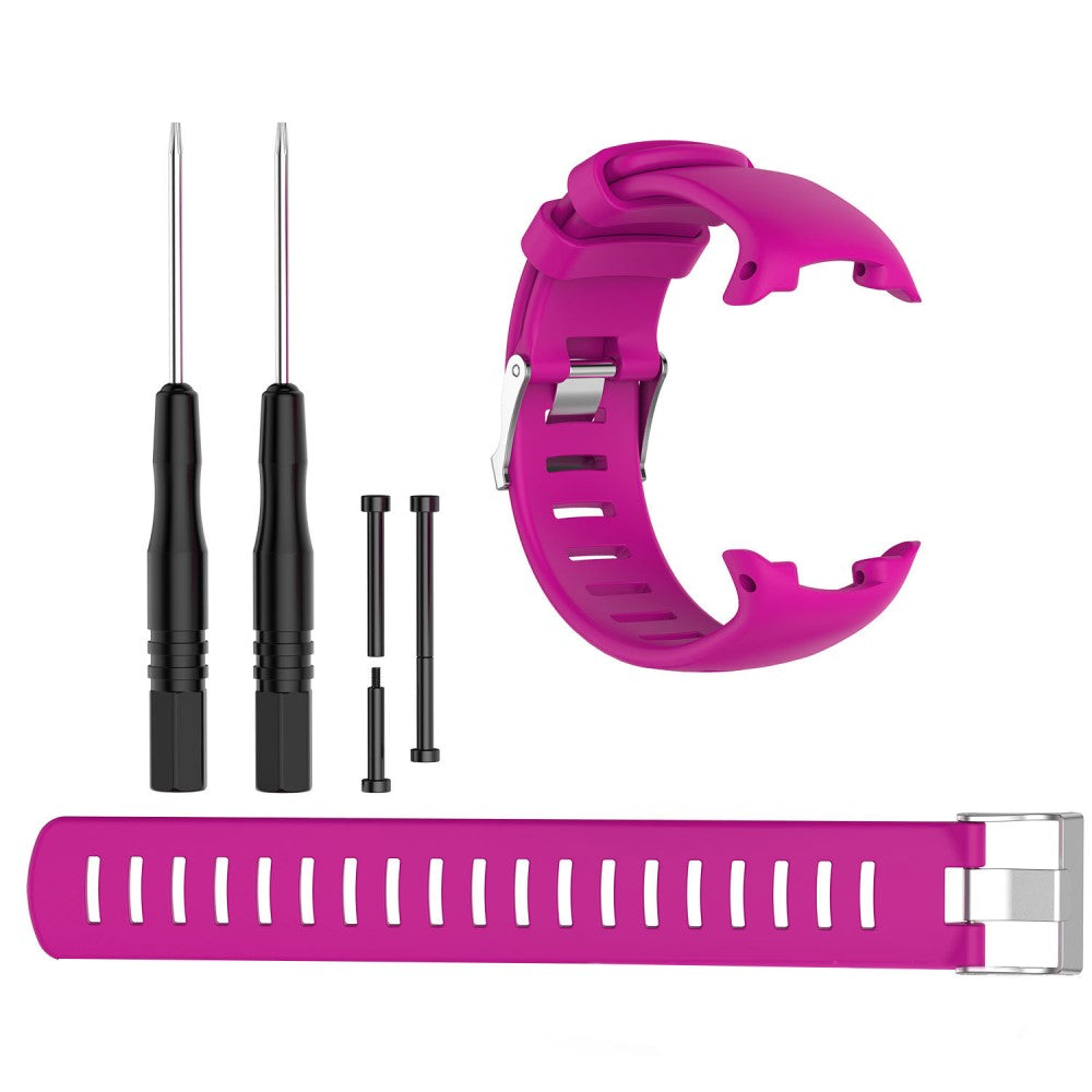 Meget pænt Universal Suunto Silikone Rem - Pink#serie_5