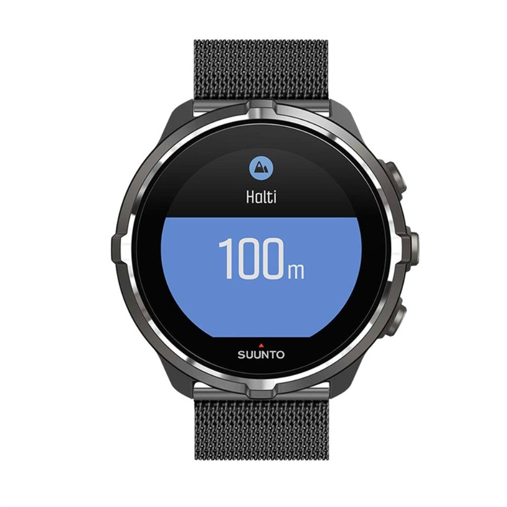 Rigtigt elegant Suunto 9 Metal Urrem - Sort#serie_1