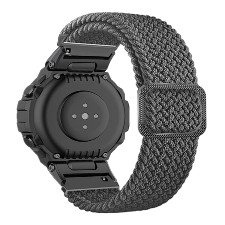 Kønt Amazfit T-Rex Pro / Amazfit Ares Nylon Rem - Sølv#serie_11