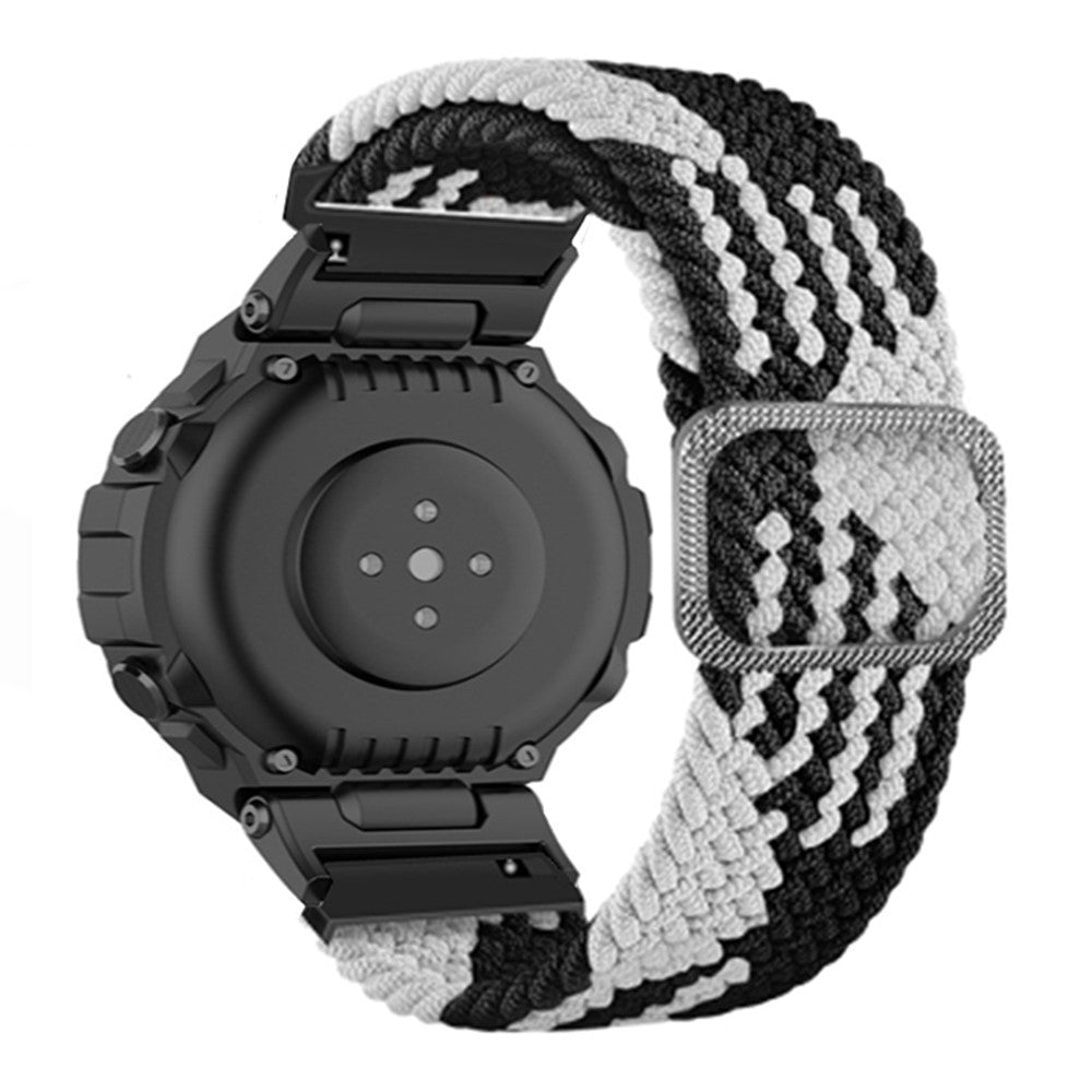 Kønt Amazfit T-Rex Pro / Amazfit Ares Nylon Rem - Sort#serie_6