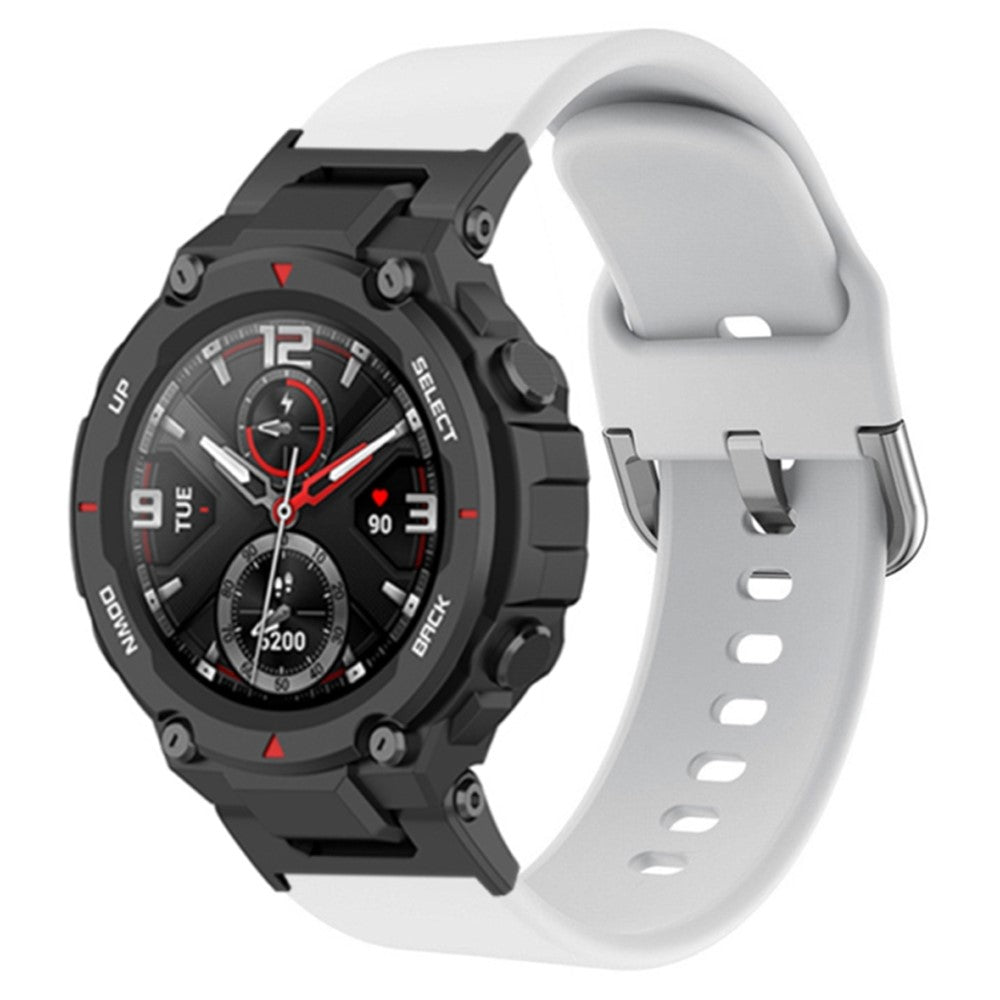 Tidsløst Amazfit T-Rex Pro / Amazfit Ares Silikone Urrem - Hvid#serie_1