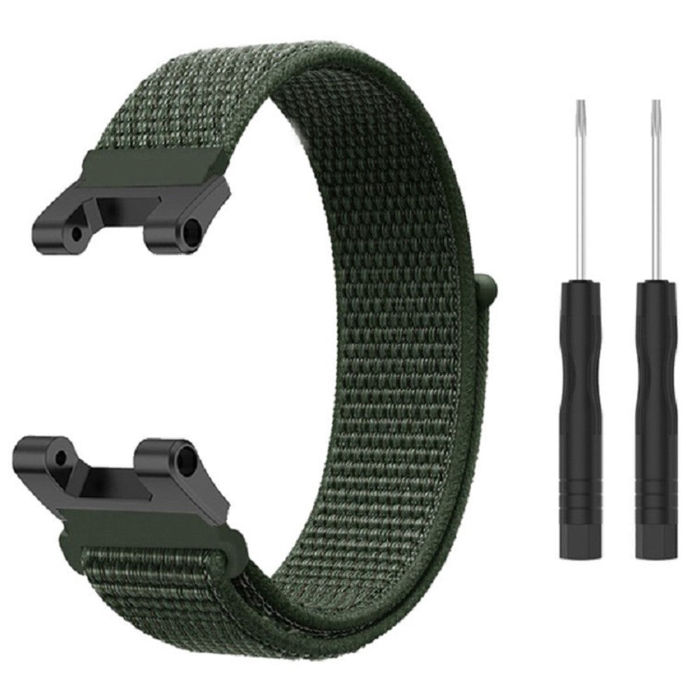 Meget flot Amazfit T-Rex Pro / Amazfit Ares Stof Urrem - Grøn#serie_3