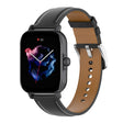 Sterk Amazfit GTS 3 / Amazfit Bip U Echt leer Bandje