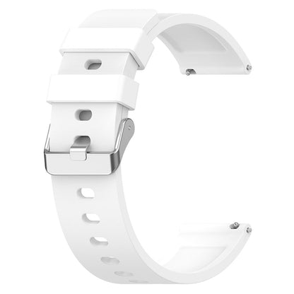 Mega slidstærk Amazfit Bip 3 / Amazfit Bip S Silikone Rem - Hvid#serie_2