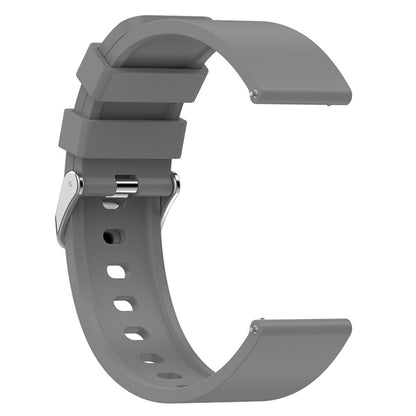 Super elegant Amazfit Bip 3 / Amazfit Bip S Silikone Urrem - Sølv#serie_5
