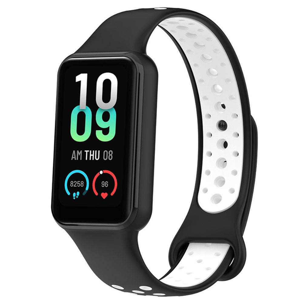 Mega flot Amazfit Band 7 Silikone Rem - Hvid#serie_1