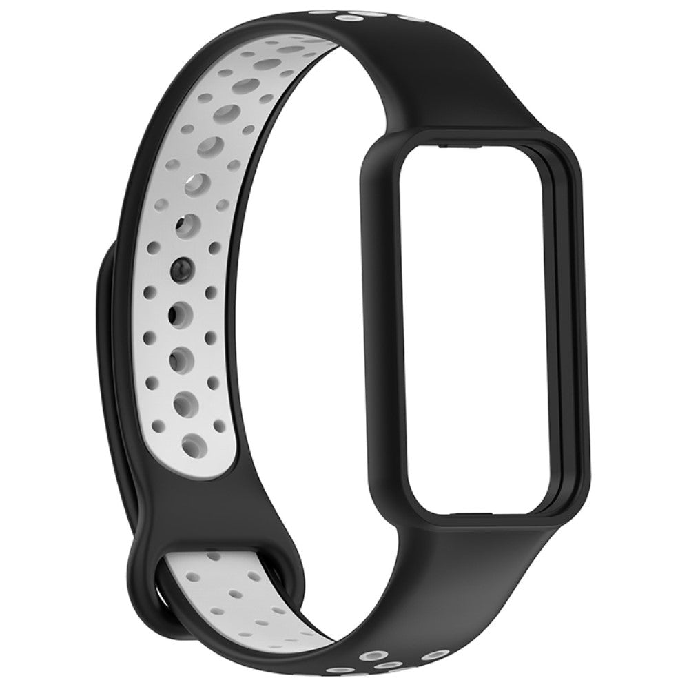 Mega flot Amazfit Band 7 Silikone Rem - Sølv#serie_3