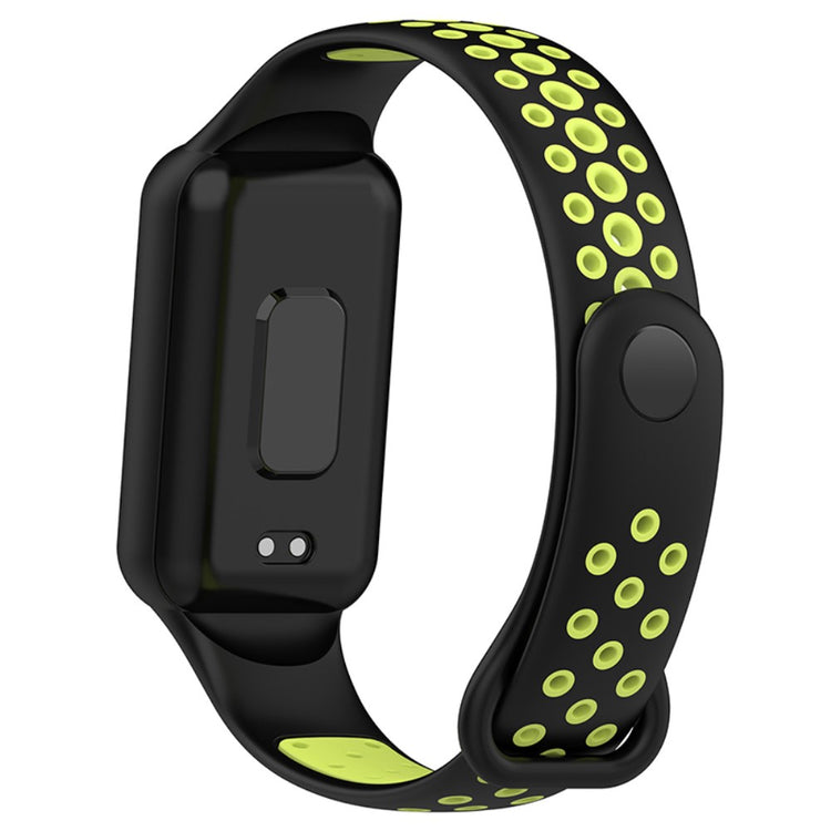 Mega flot Amazfit Band 7 Silikone Rem - Grøn#serie_5