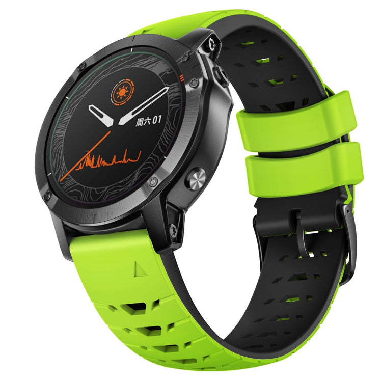Super Sejt Silikone Universal Rem passer til Smartwatch - Grøn#serie_7