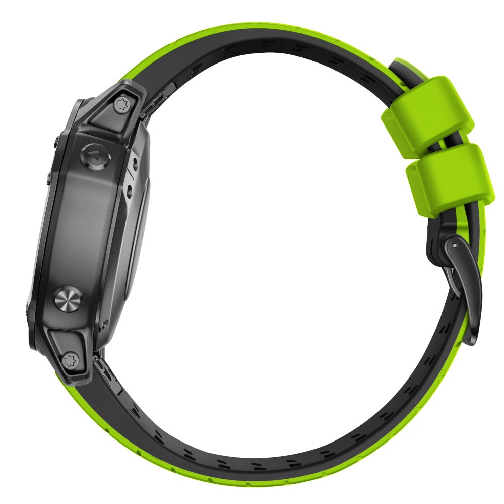 Super Sejt Silikone Universal Rem passer til Smartwatch - Grøn#serie_7