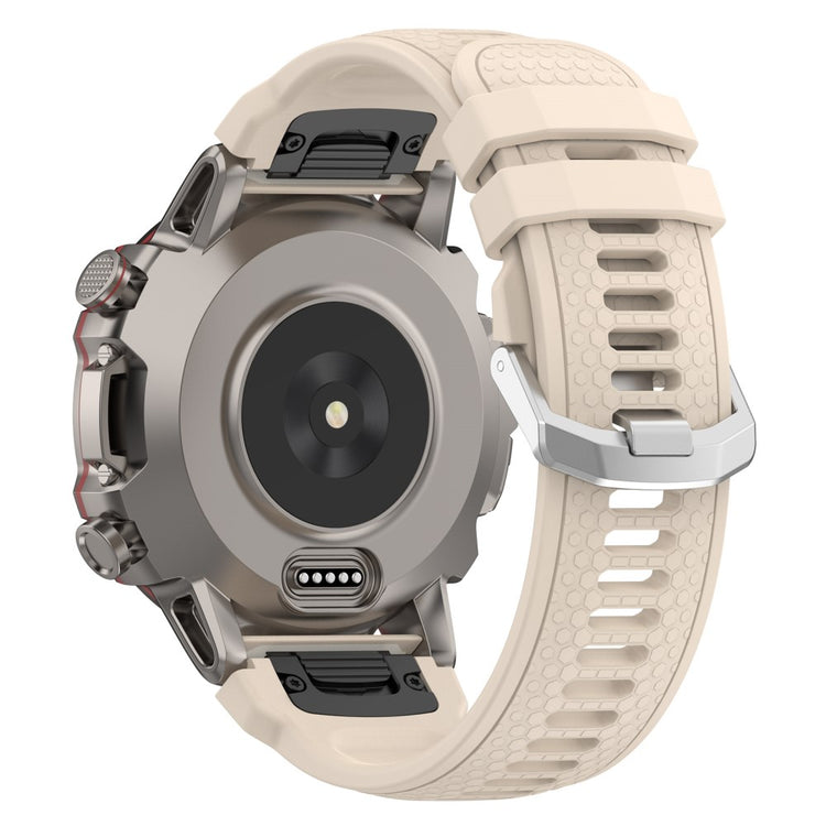 Helt Vildt Godt Silikone Universal Rem passer til Smartwatch - Hvid#serie_9