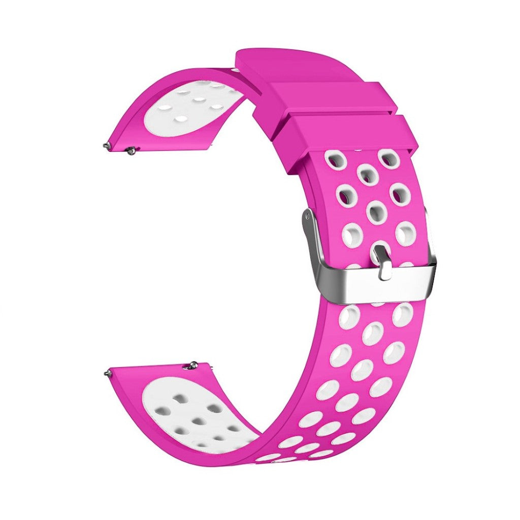 Meget hårdfør Universal Fossil Silikone Rem - Pink#serie_8