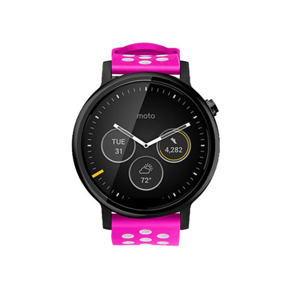 Meget hårdfør Universal Fossil Silikone Rem - Pink#serie_8