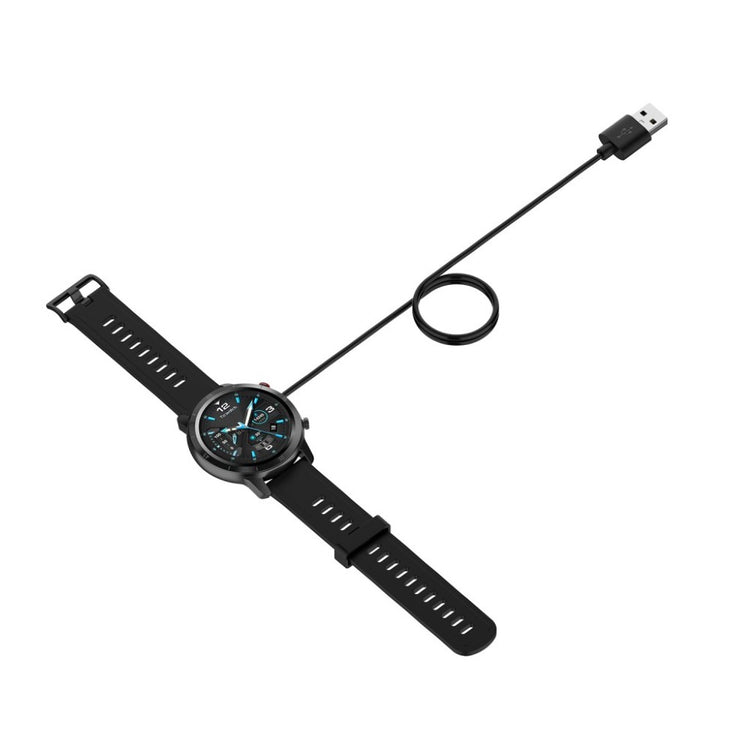 1m TicWatch GTX USB Opladningskabel - Sort#serie_1