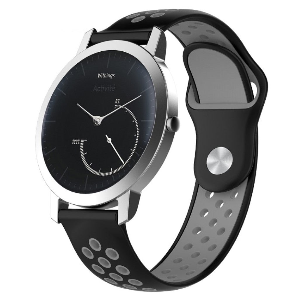 Vildt kønt Withings Steel HR (40mm) Silikone Rem - Sort#serie_3